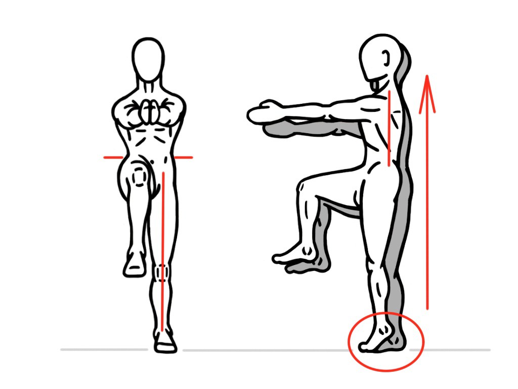 PreHab Exercises - Single-Leg Heel Lift for Foot an Ankle activation and Stability