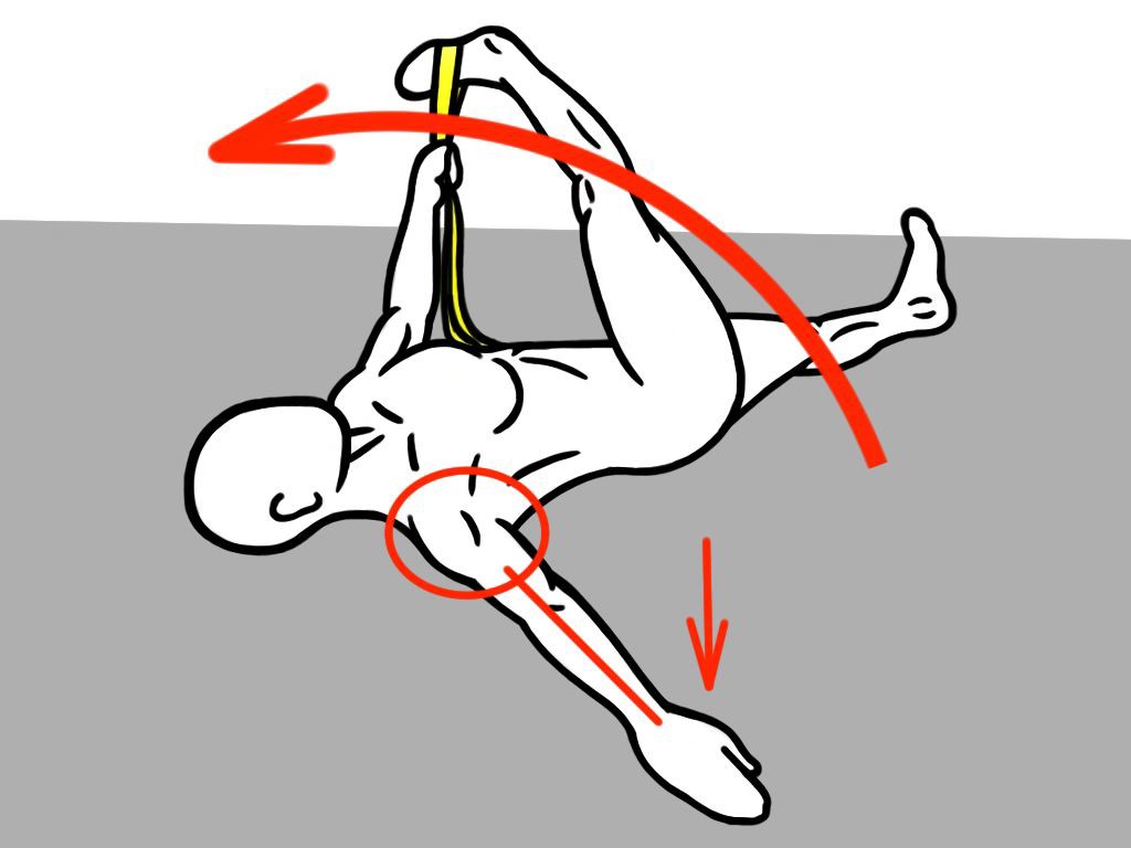 Posterior Chain Stretch with the PNF Technique  (Transverse)
