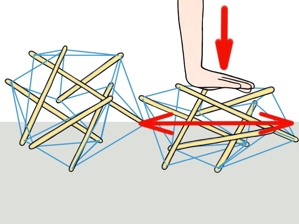 Тенсегрити своими руками чертежи и схемы