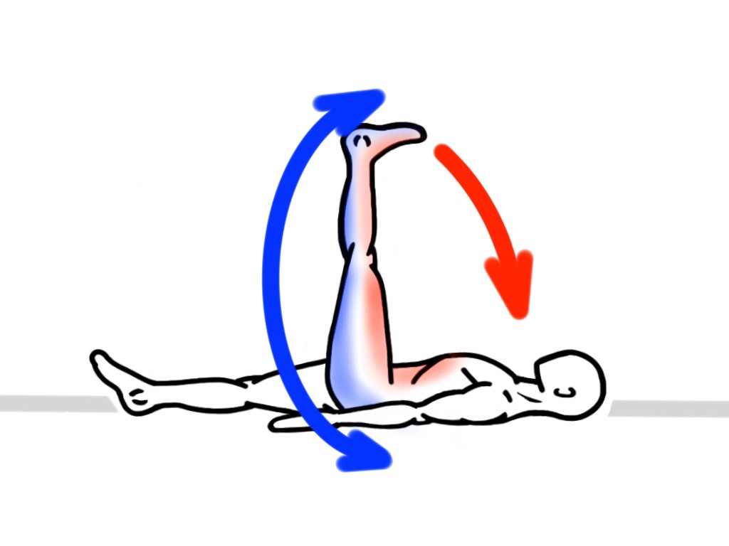 Stretching - PNF Stretch - Contract:Hold - Supine Leg Lift for the Posterior Chain