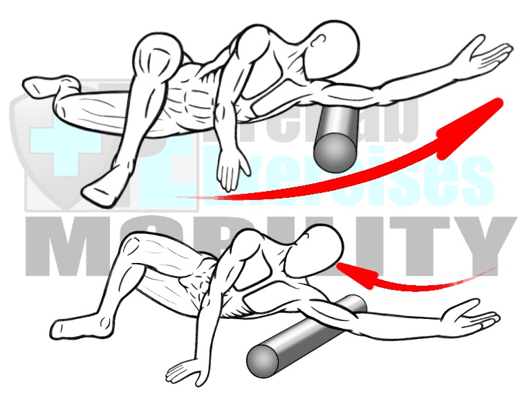 prehab-exercises-foam-rolling-the-triceps-arm-muscles
